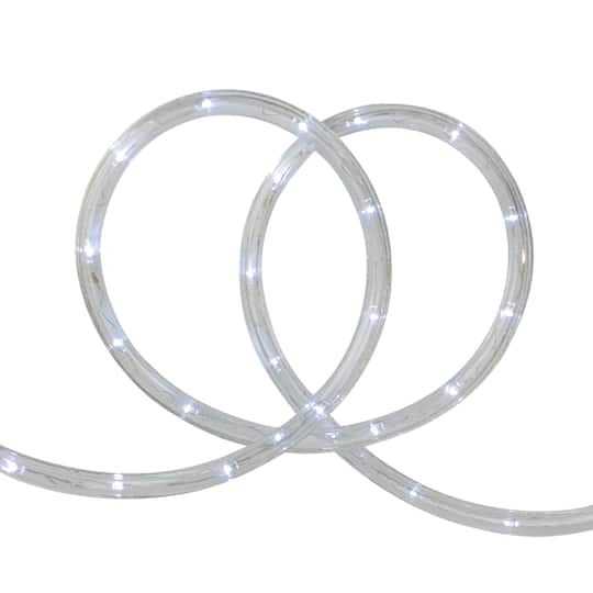 18ft. Pure White LED Outdoor Christmas Rope Lights